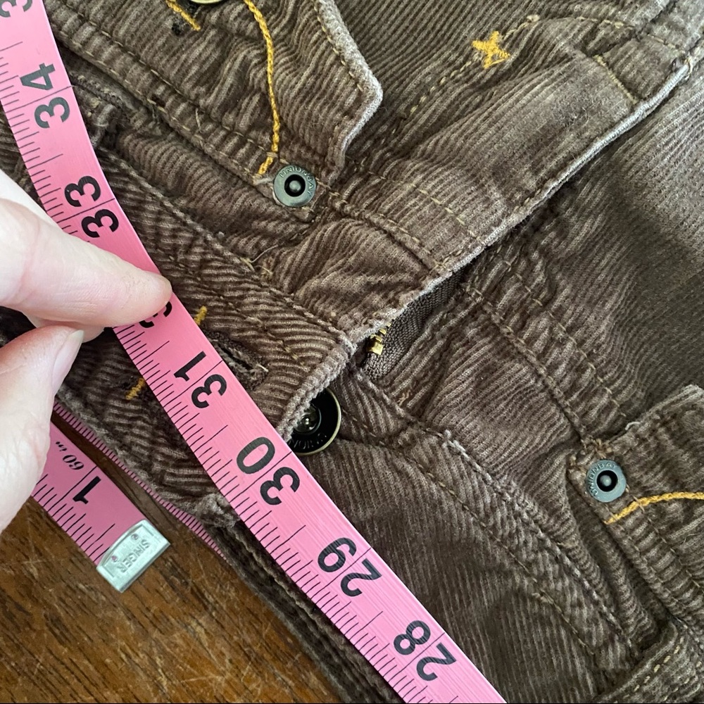 Vintage 90s Corduroy Skirt Brown Union Bay D - Picture 9 of 10